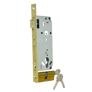 Wood Door body lock with cylinder Size 45 ICSA