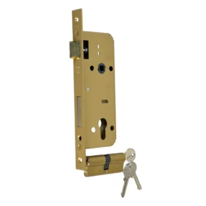 Wood Door body lock with cylinder Size 40 ICSA