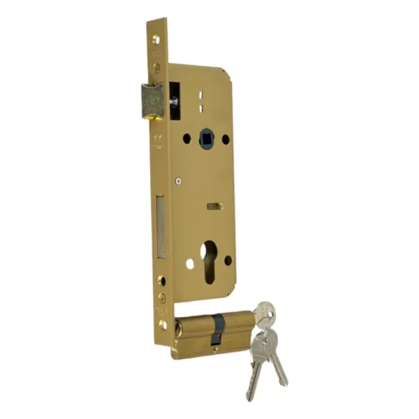 Wood Door body lock with cylinder Size 40 ICSA
