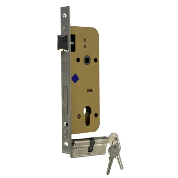 Wood Door body lock with cylinder Size 40 ICSA - Image 2