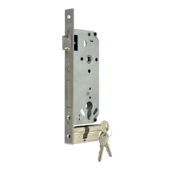 Wood Door body lock with cylinder Size 45 ICSA - Image 2