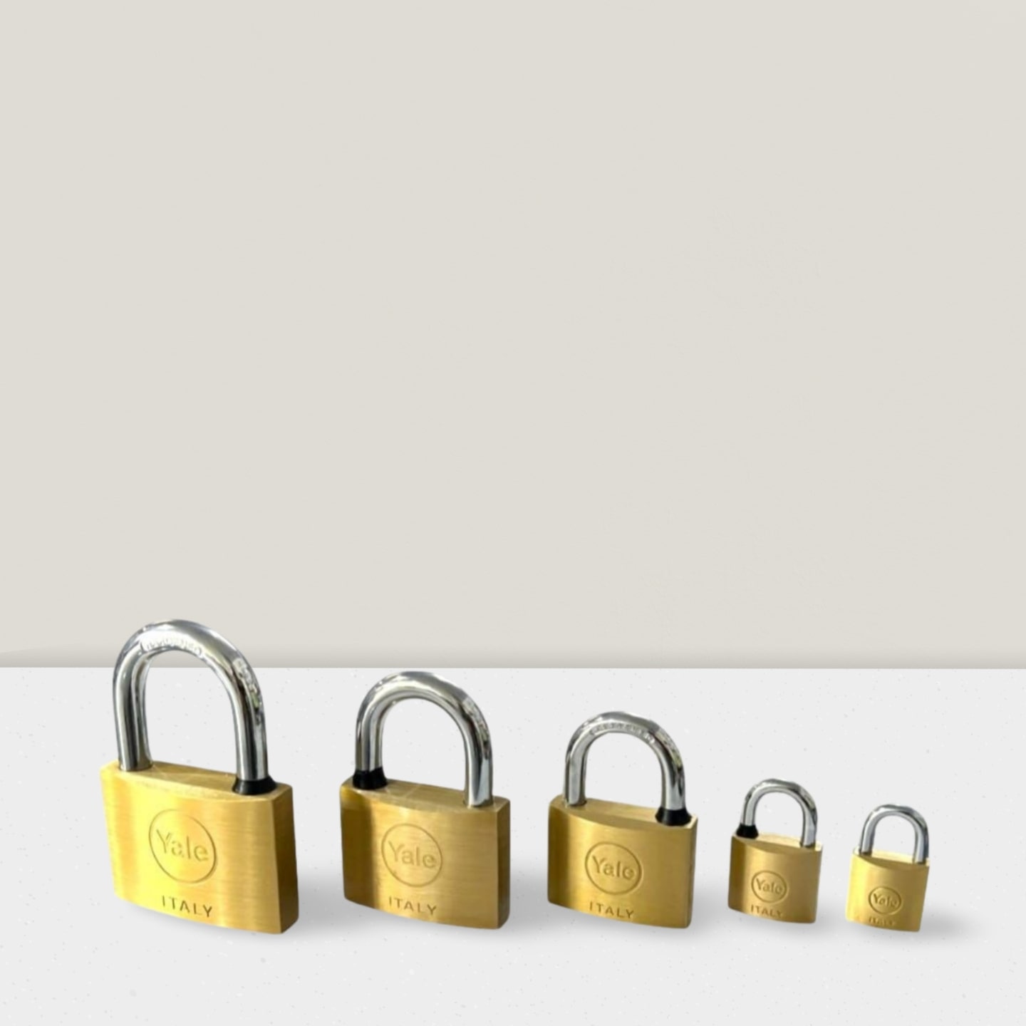 Multi-size Italian brass Padlock