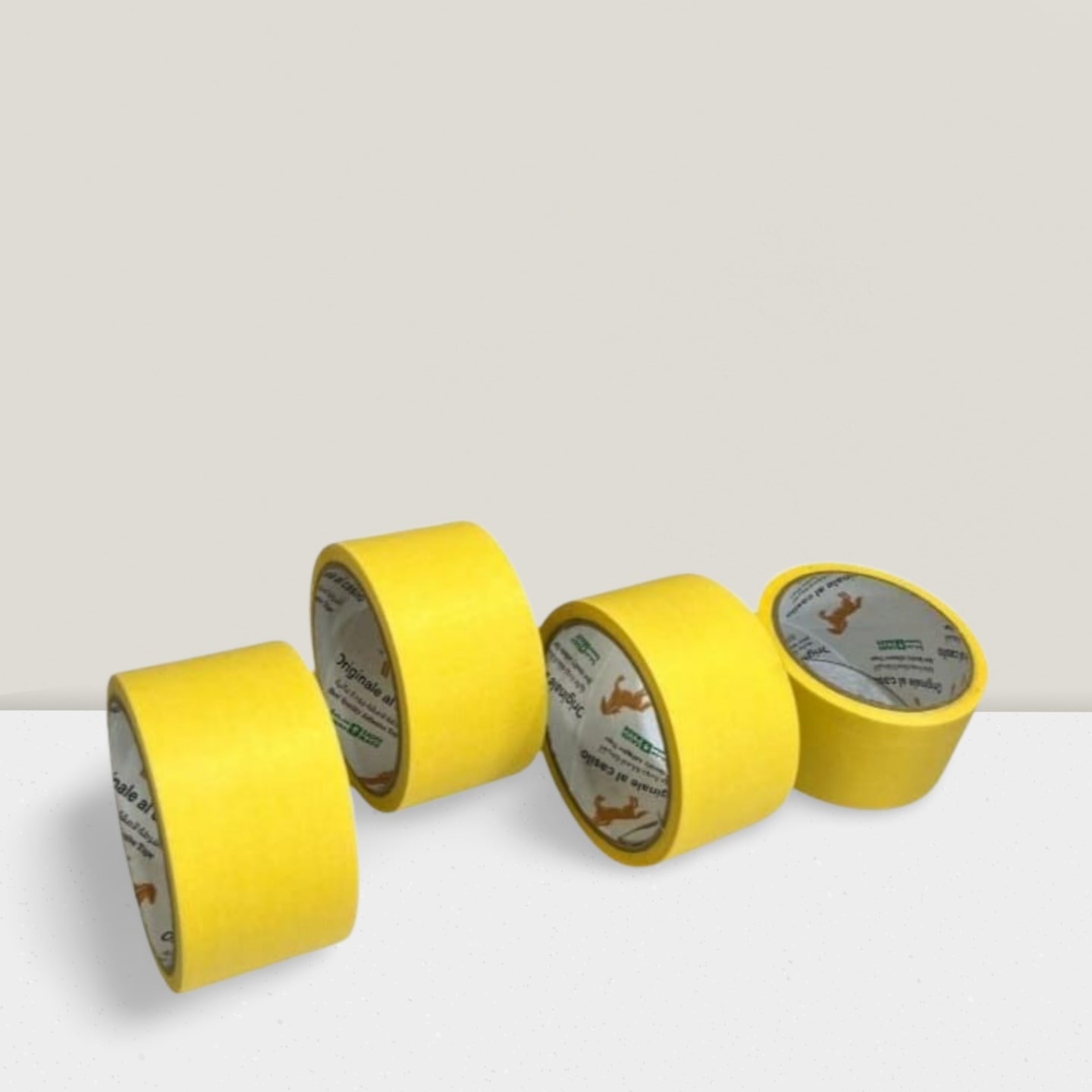 al casilo yellow paper tape (2 inches * 16 yard) box with (24 pic)