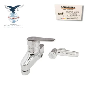 Schloseer German Shattaf Mixer Set - Modern Single Lever with Spray Head - Model JSX-020-QY5